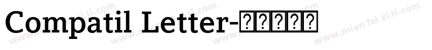 Compatil Letter字体转换